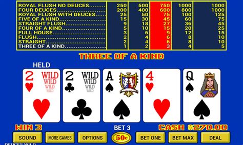 Free Video Poker Games No Download.